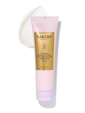 $44 retail Nakery Double Retinol Collagen peptide treatment 8.45fl oz